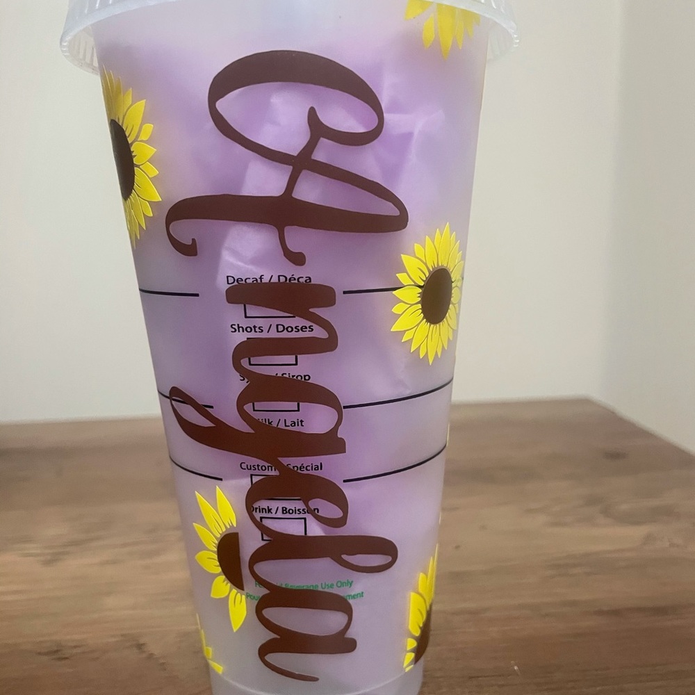 Starbucks Cup- Design & Name